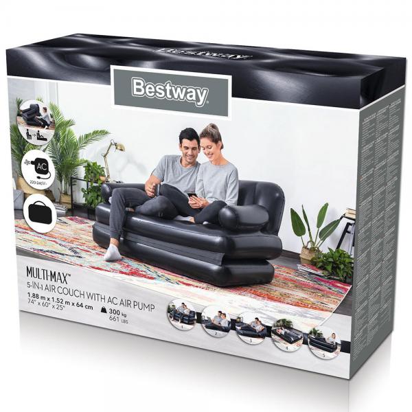 Oppblsbar Sofa 5-In-1 med Luftpumpe Multi-Max