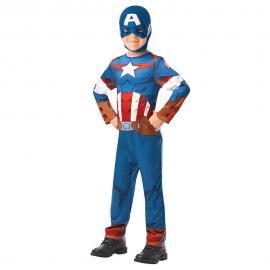 Captain America Kostyme Barn Large