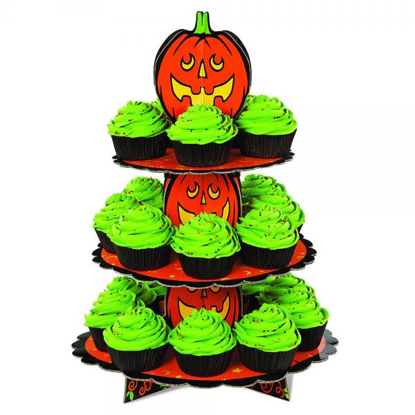 Muffinsstativ Halloween Gresskar