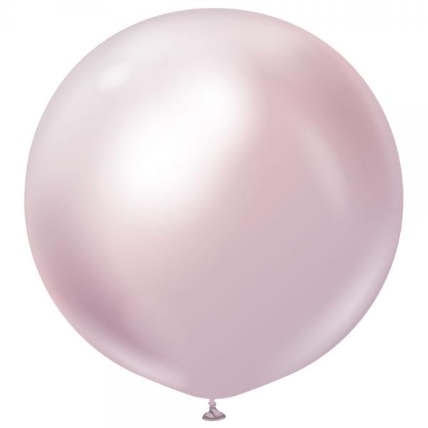 Store Latexballonger Chrome Pink Gold