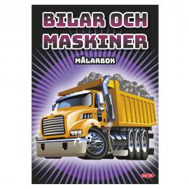 Bilar och Maskiner Fargeleggingsbok