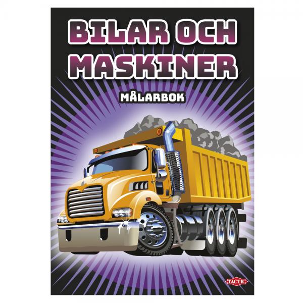 Bilar och Maskiner Fargeleggingsbok