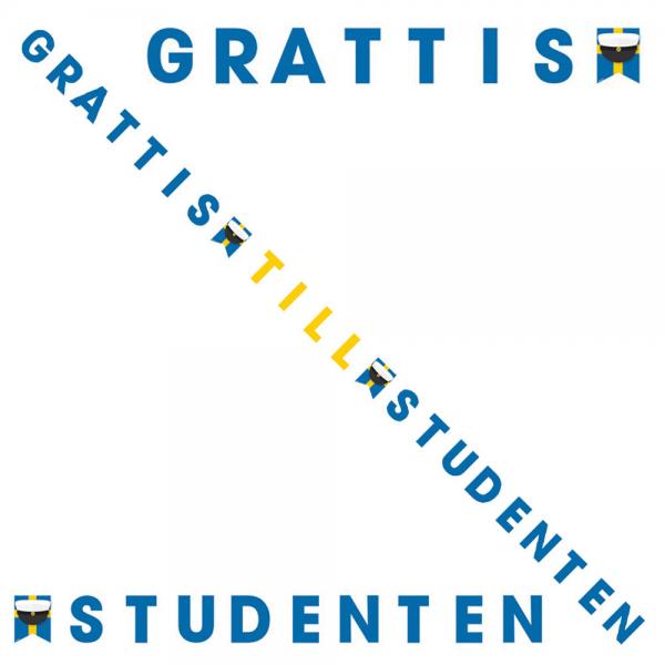 Grattis Till Studenten Banner