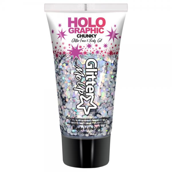 PaintGlow Chunky Glitter Gel Holografisk