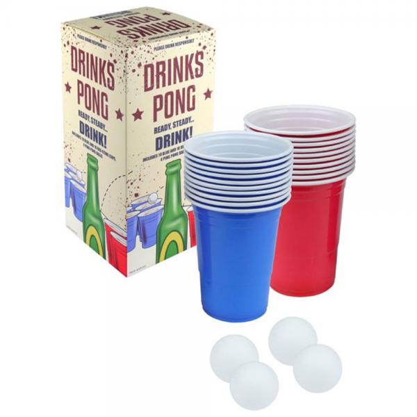 Drikkelek Beer Pong 24-pakning