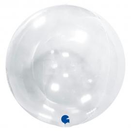 Stor Globe Folieballong Transparent