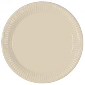 Cream Papptallerkener Solid Color