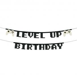 Level Up Birthday Girlander