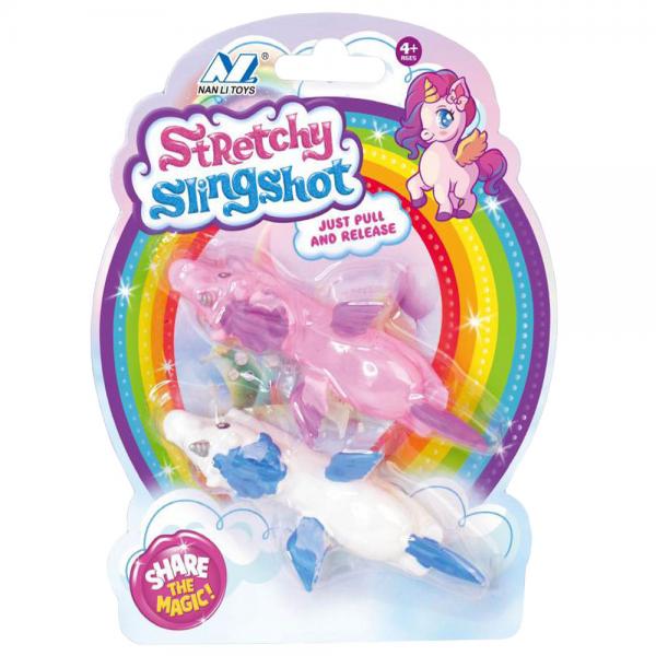 Stretchy Enhjrning Lekety 2-pakning