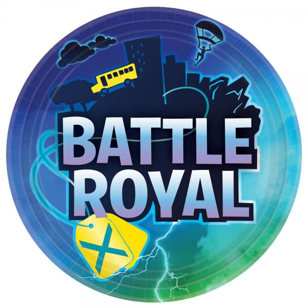 Fortnite Battle Royal Papptallerkener