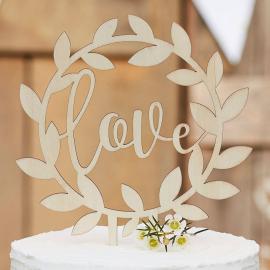 Cake Topper Tre Love