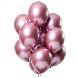 Chrome Mirror Ballonger Rosa