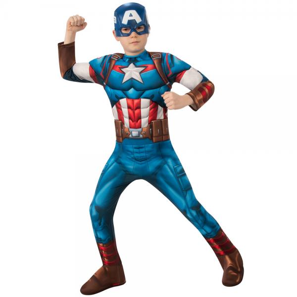 Captain America Drakt Barn