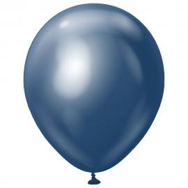 Premium Latexballonger Chrome Navy 25-pakning