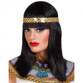 Cleopatra Parykk med Hårbånd