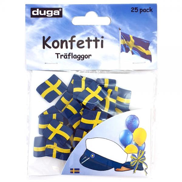 Konfetti Sverigeflagg