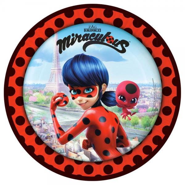 Papptallerkener Miraculous Ladybug