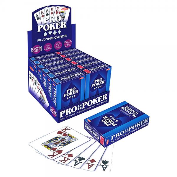 Pro Poker Kortstokk Plast