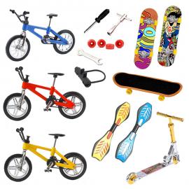 Finger Kickbike Sykkel & Skateboard Sett