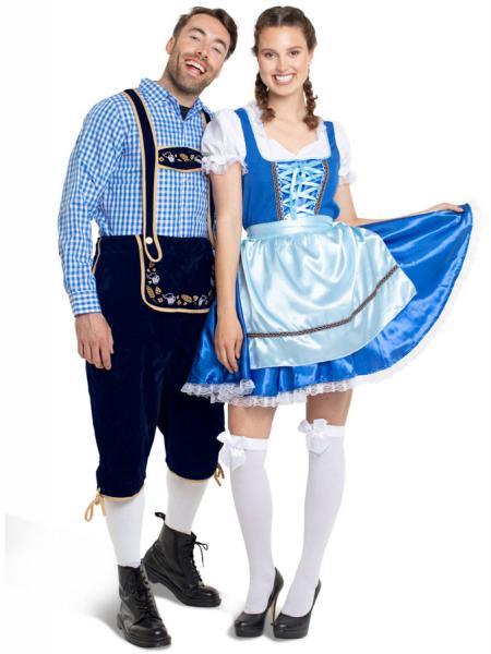 Oktoberfest Dirndl Kjole Bl Deluxe