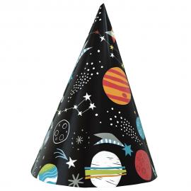 Rommet Partyhatter Outer Space