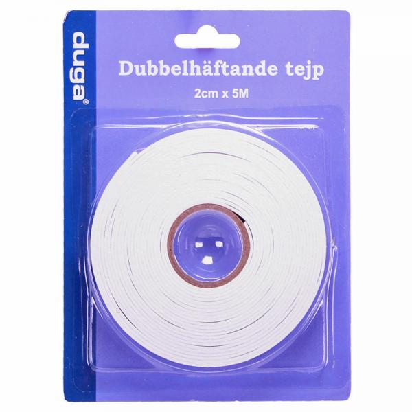 Dobbelsidede Festeputer Teip 5m