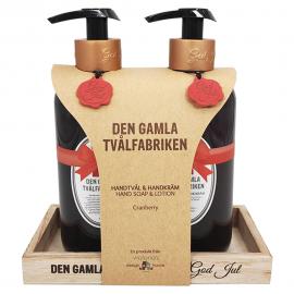 Julesett Den Gamla Tvålfabriken Såpe & Lotion Tranebær