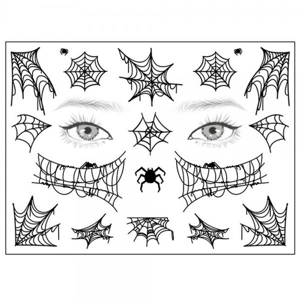 Halloween Midlertidige Tatoveringer K