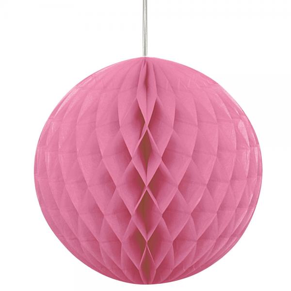 Hengende Honeycomb Ball Rosa