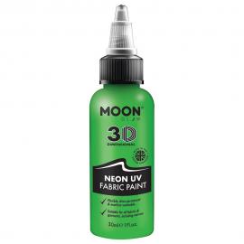 Moon Glow Neon UV Tekstilfarge Grønn 30 ml