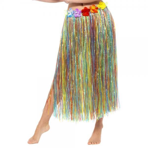 Hawaii Hula Skjrt Flerfarget