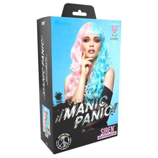 Siren Manic Panic Parykk Lysebl & Rosa