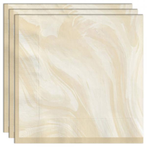 Servietter Marble Beige