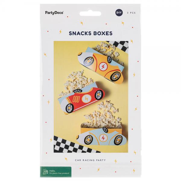 Snackboks Racerbiler 6-pakning