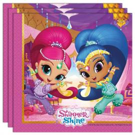 Shimmer and Shine Glitter Friends Servietter