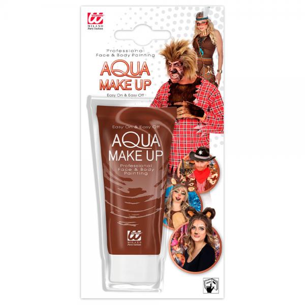 Aqua Makeup i Tube Brun