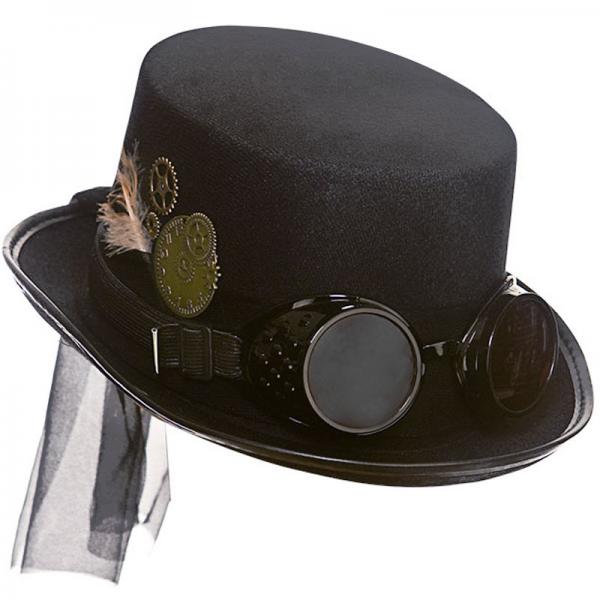 Steampunk Hatt med Briller