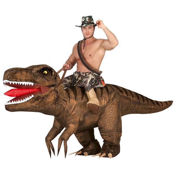 Oppblsbar Dinosaur Kostyme