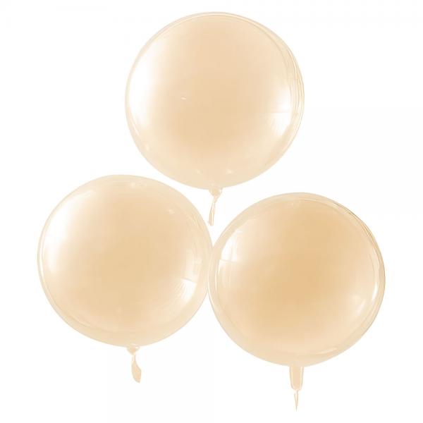 Runde Orb Ballonger Ombre Peach