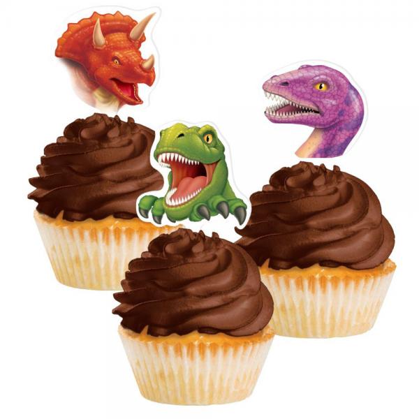 Cupcake Pynt Dino Blast