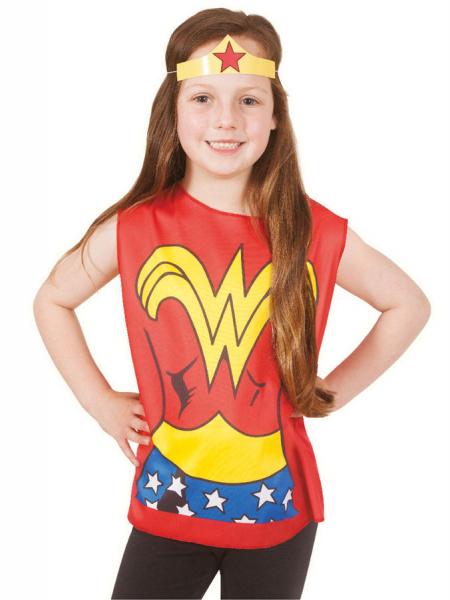 Wonder Woman Utkledning Sett Barn