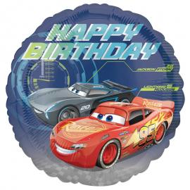 Cars 3 Happy Birthday Folieballong