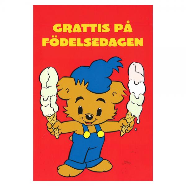 Bamse Kort Grattis P Fdelsedagen