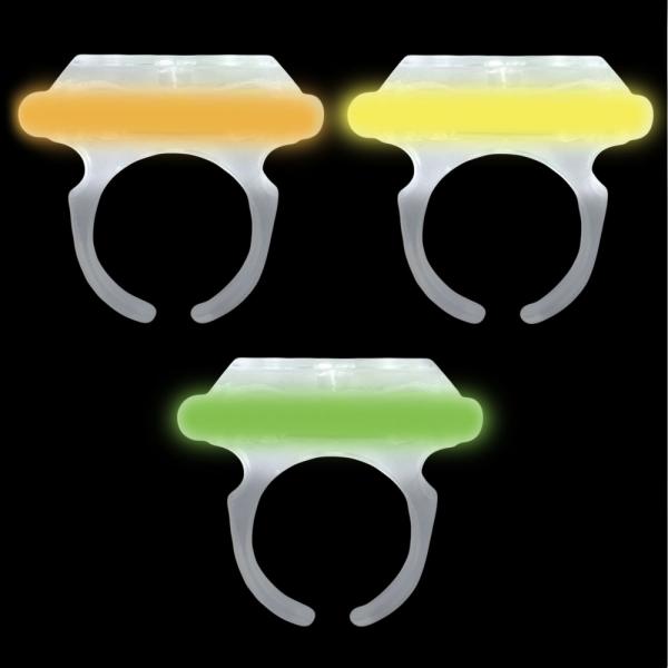 Glowstick Ringer 6-pakning