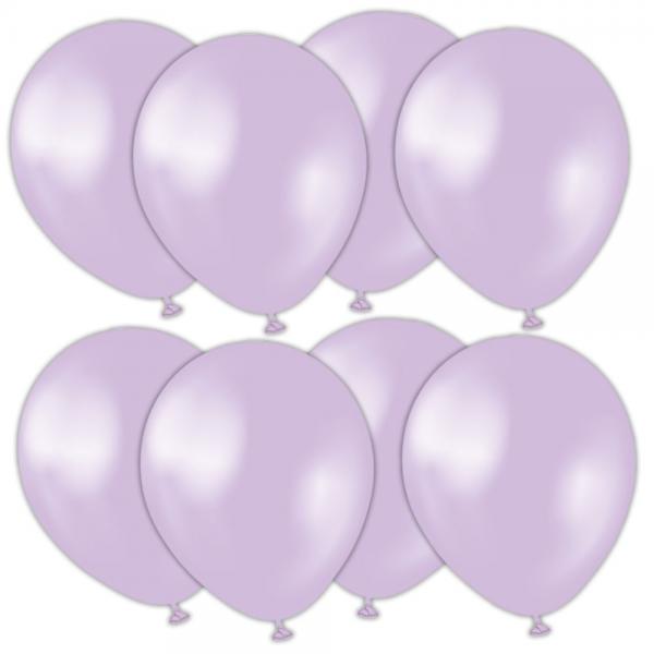 Latexballonger Pearl Lilac 13 cm 25-pakning