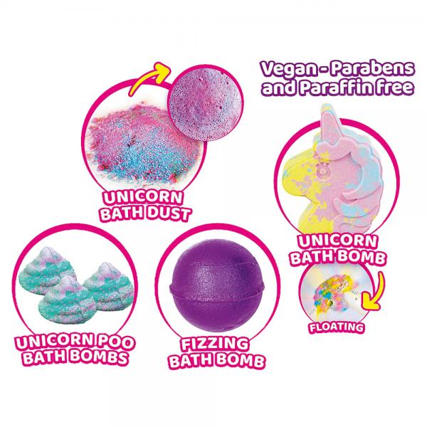 Inkee Badebomber Unicorn Glam Sett