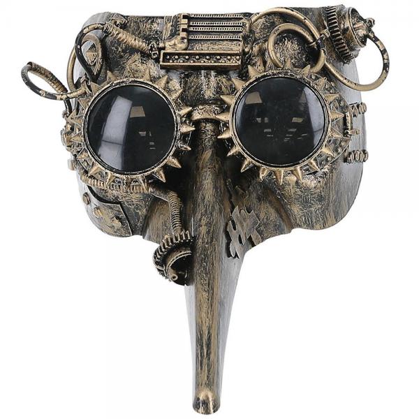 Viktoriansk Steampunk Pestdoktor Maske