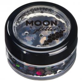 Moon Glitter Holografisk Chunky Glitter Svart