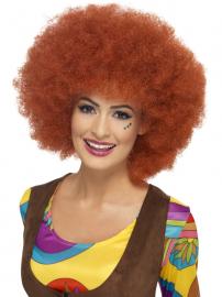 60-talls Brun Afro Parykk