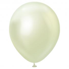 Latexballonger Chrome Green Gold 100-pakning